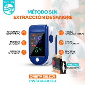 GlucoSense™ – Medidor de glucosa + Colesterol + Tensíon Arterial